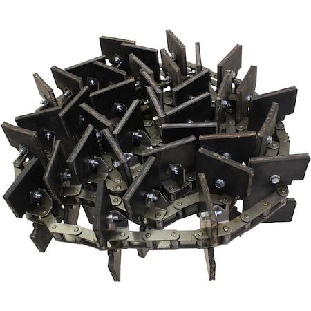Aftermarket AM71149844 Clean Grain Elevator Chain, Rubber Paddles AM71149844-ABL